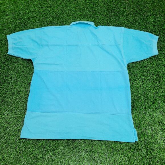 Vintage 80s Saturdays MOD Polo Shirt L/XL 23x28 Single-Stitch - Picture 2 of 12